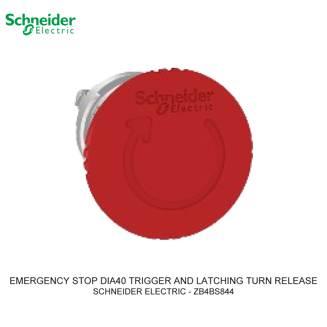 EMERGENCY STOP DIA40 TRIGGER AND LATCHING TURN RELEASE