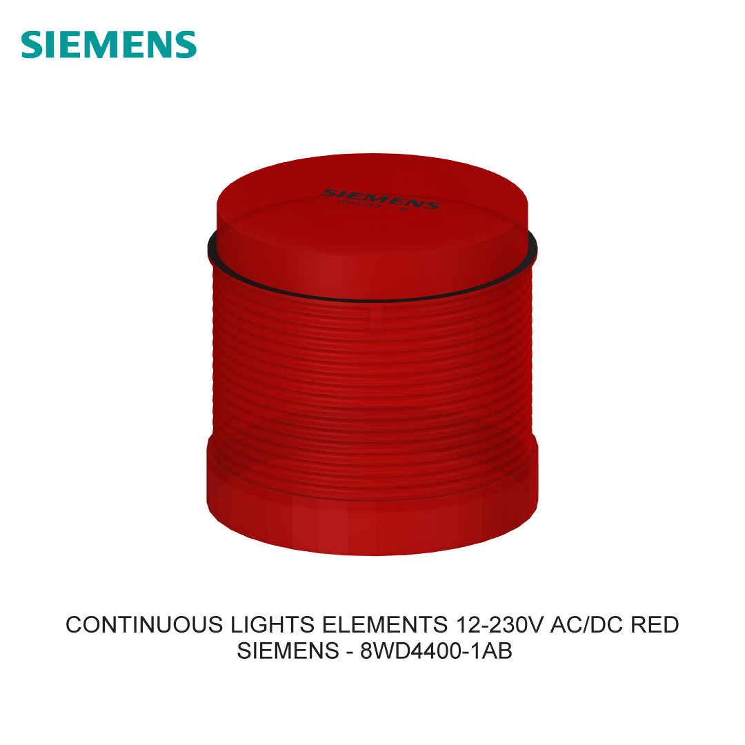 CONTINUOUS LIGHTS ELEMENTS 12-230V AC/DC RED