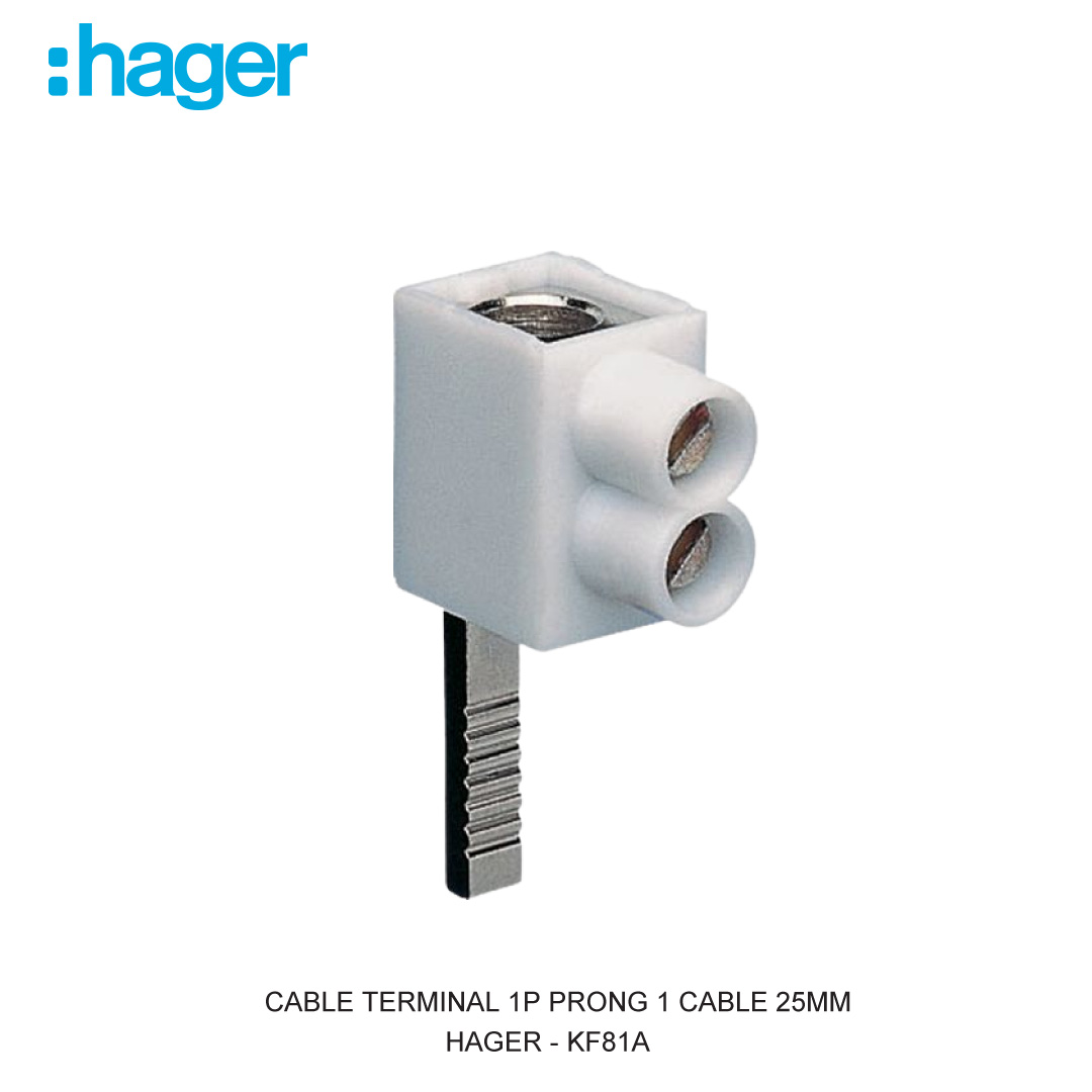 CABLE TERMINAL 1P PRONG 1 CABLE 25MM