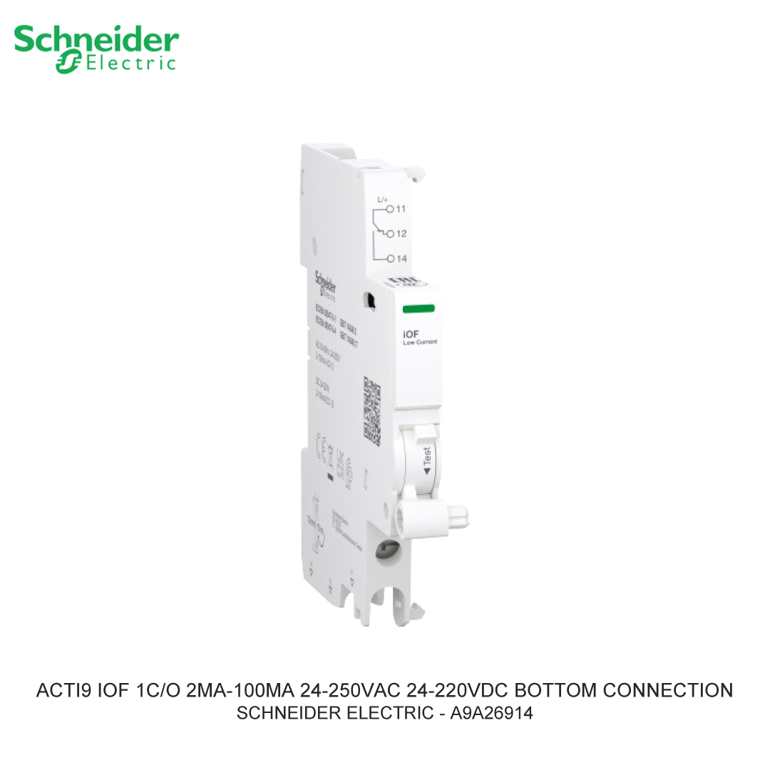 ACTI9 IOF 1C/O 2MA-100MA 24-250VAC 24-220VDC BOTTOM CONNECTION