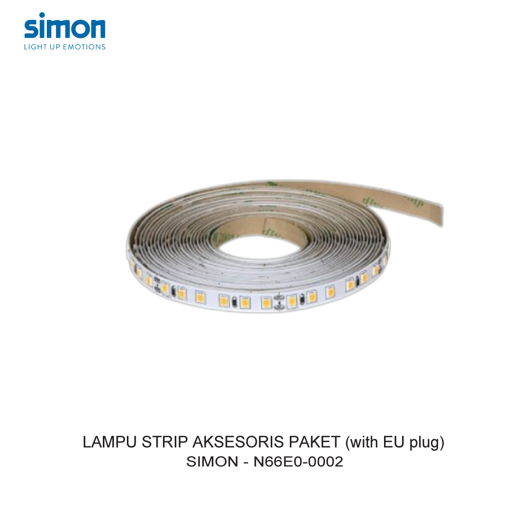 SIMON LAMPU STRIP AKSESORIS PAKET (with EU plug)