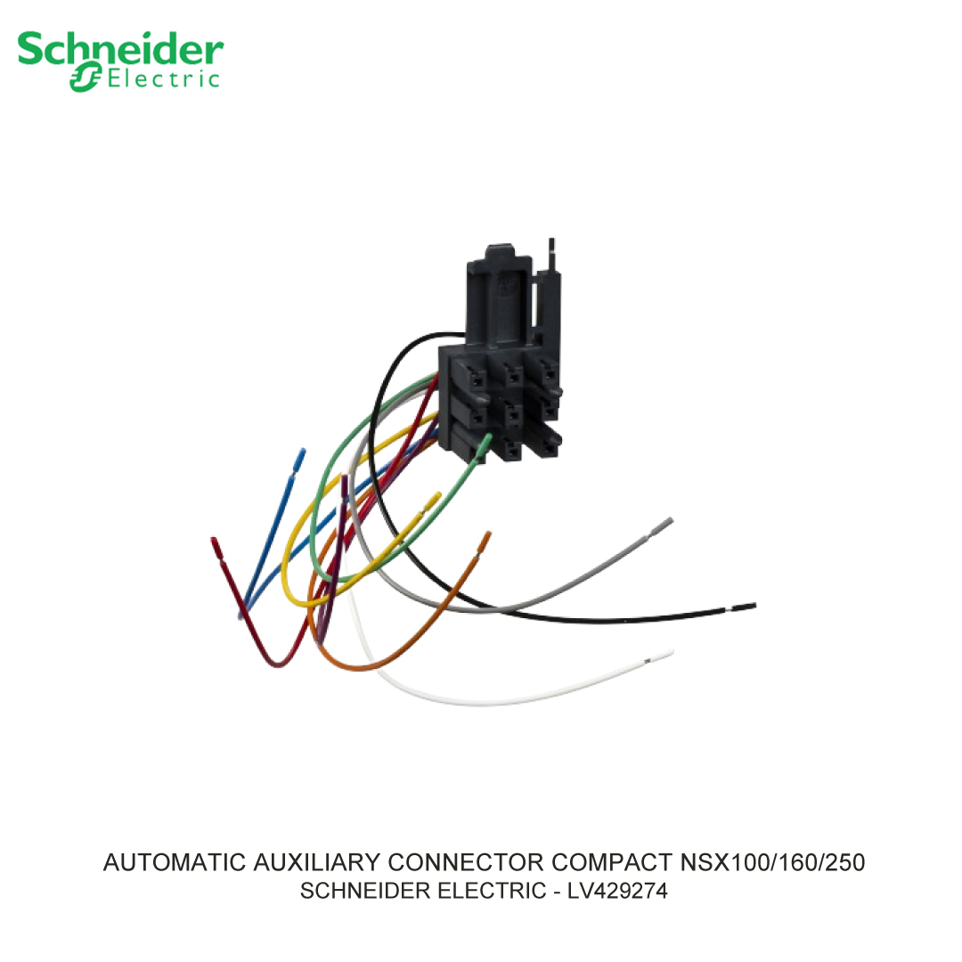 AUTOMATIC AUXILIARY CONNECTOR COMPACT NSX100/160/250 MOVING PART FOR CIRCUIT BREAKER 1 TO 9 WIRES