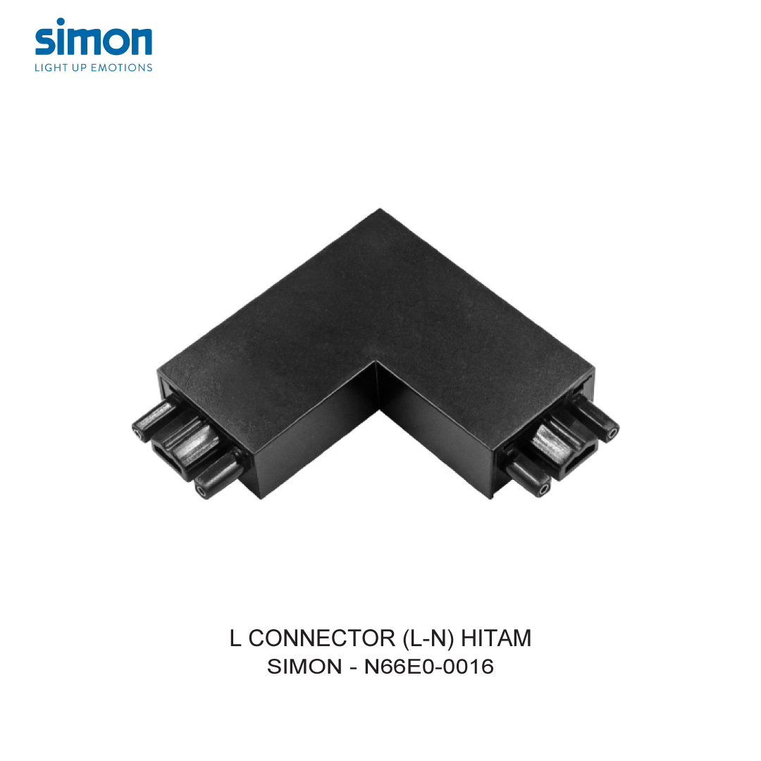 SIMON L CONNECTOR (L-N) HITAM