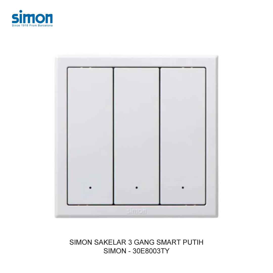 SIMON 3 GANG SMART SWITCH MODULE WHITE