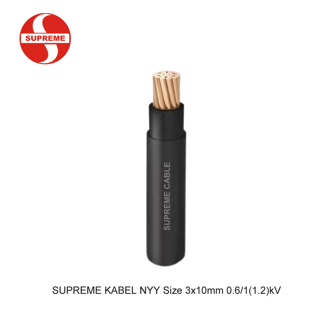 SUPREME CABLE NYY Size 3x10mm 0.6/1(1.2)kV