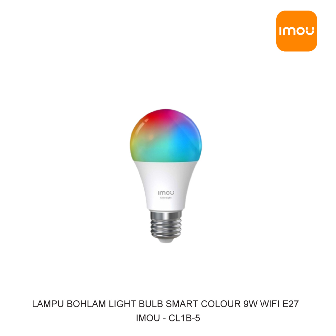IMOU LIGHT BULB Smart Color Light Bulb 9W Lampu Bohlam Wifi E27