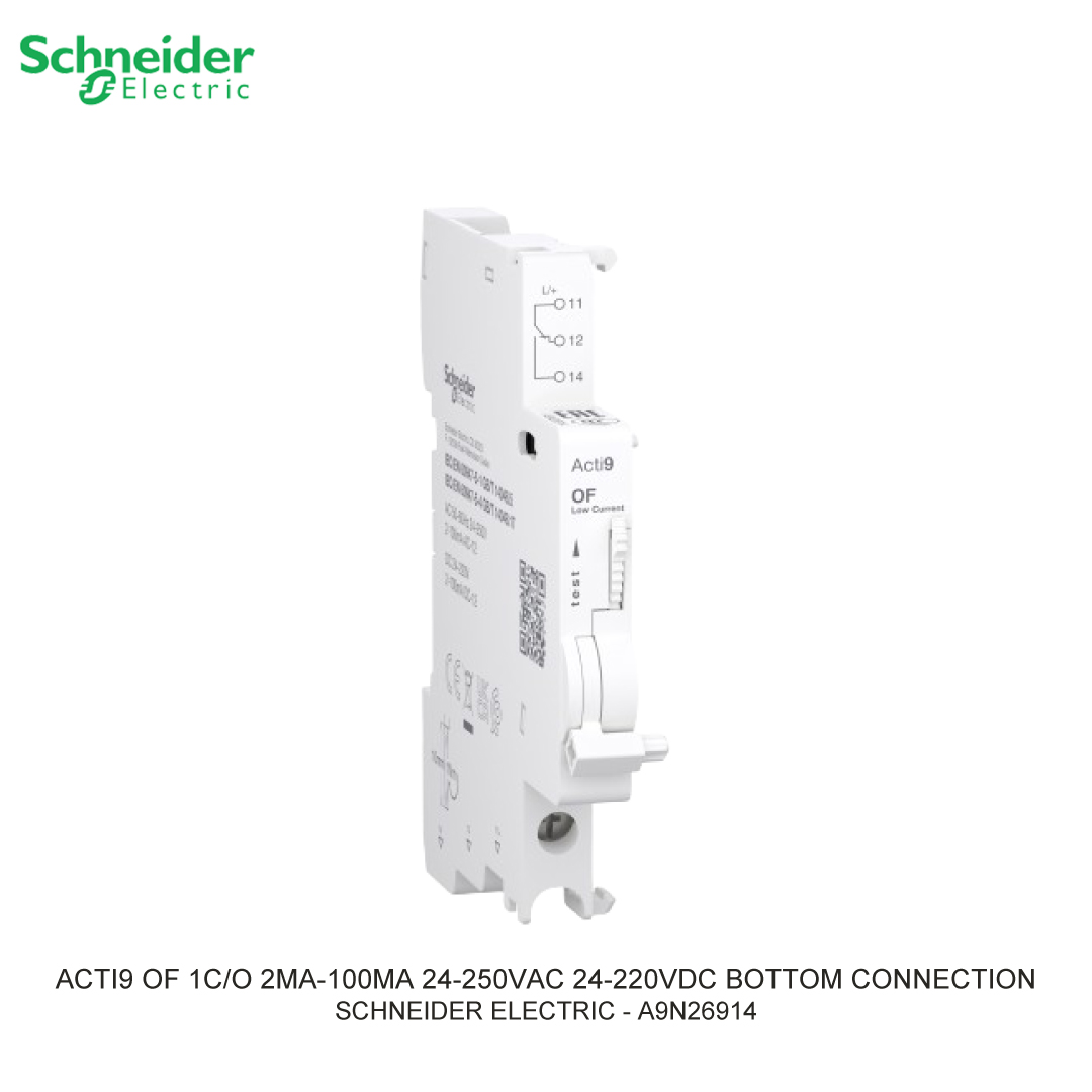 ACTI9 OF 1C/O 2MA-100MA 24-250VAC 24-220VDC BOTTOM CONNECTION