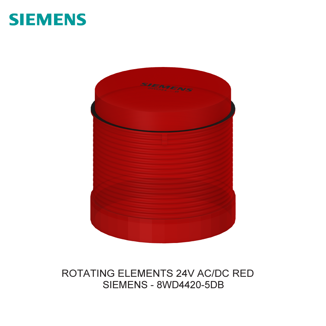 ROTATING ELEMENTS 24V AC/DC RED