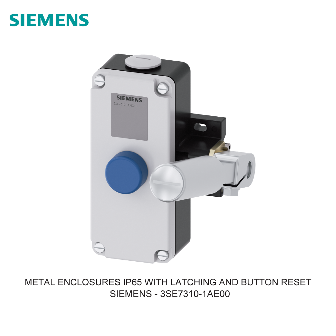 METAL ENCLOSURES IP65 WITH LATCHING AND BUTTON RESET