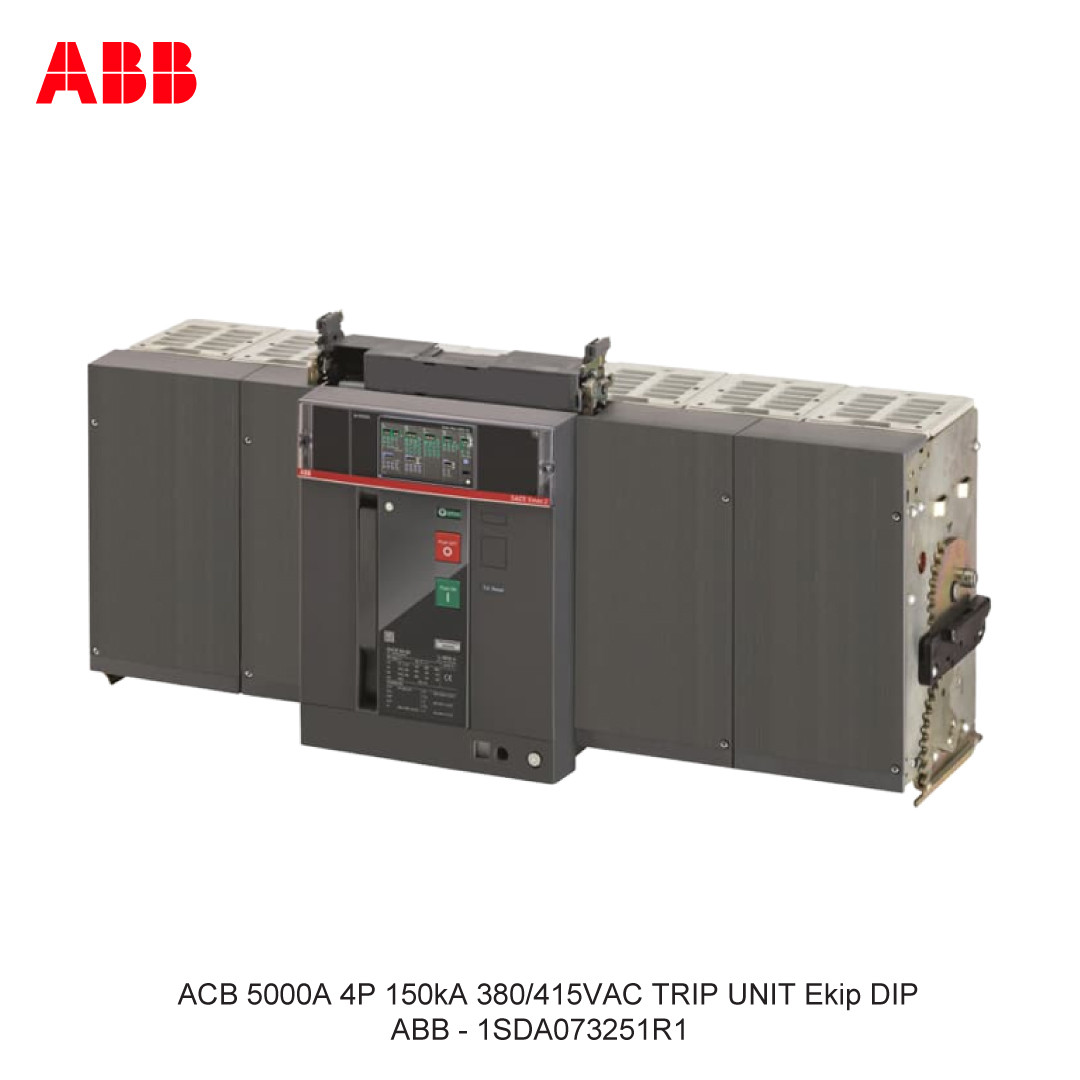ACB 5000A 4P 150kA 380/415VAC TRIP UNIT Ekip DIP ABB