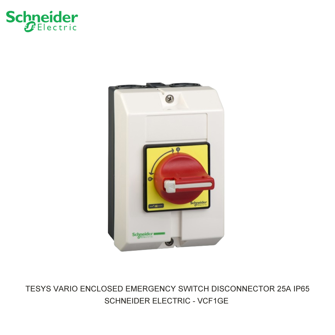 TESYS VARIO ENCLOSED EMERGENCY SWITCH DISCONNECTOR 25A IP65