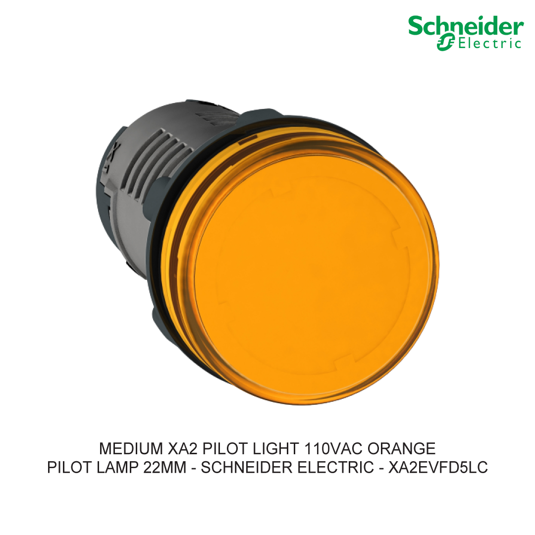 MEDIUM XA2 PILOT LIGHT 110VAC ORANGE