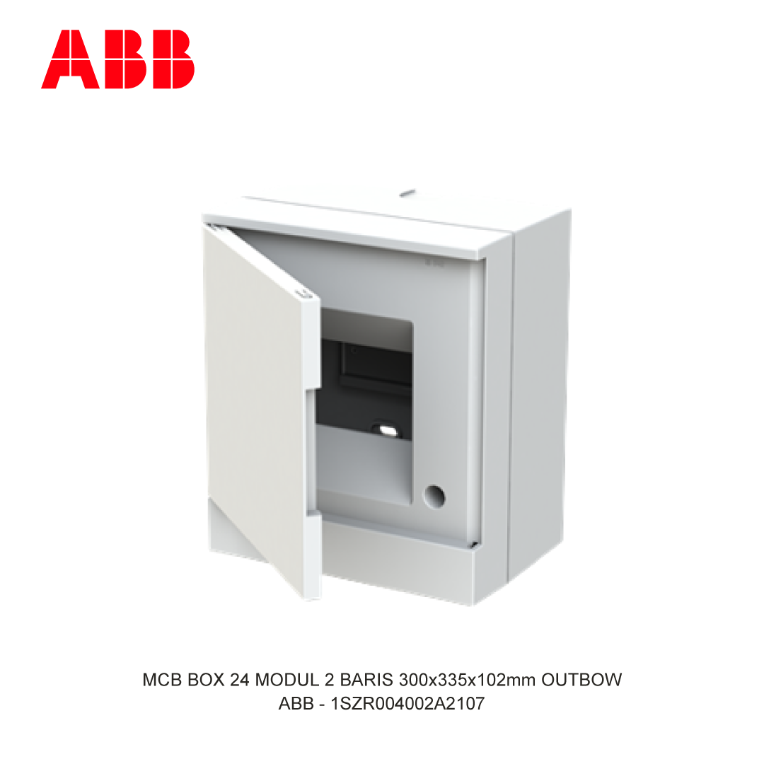 MCB BOX 24 MODUL 2 BARIS 300x335x102mm OUTBOW