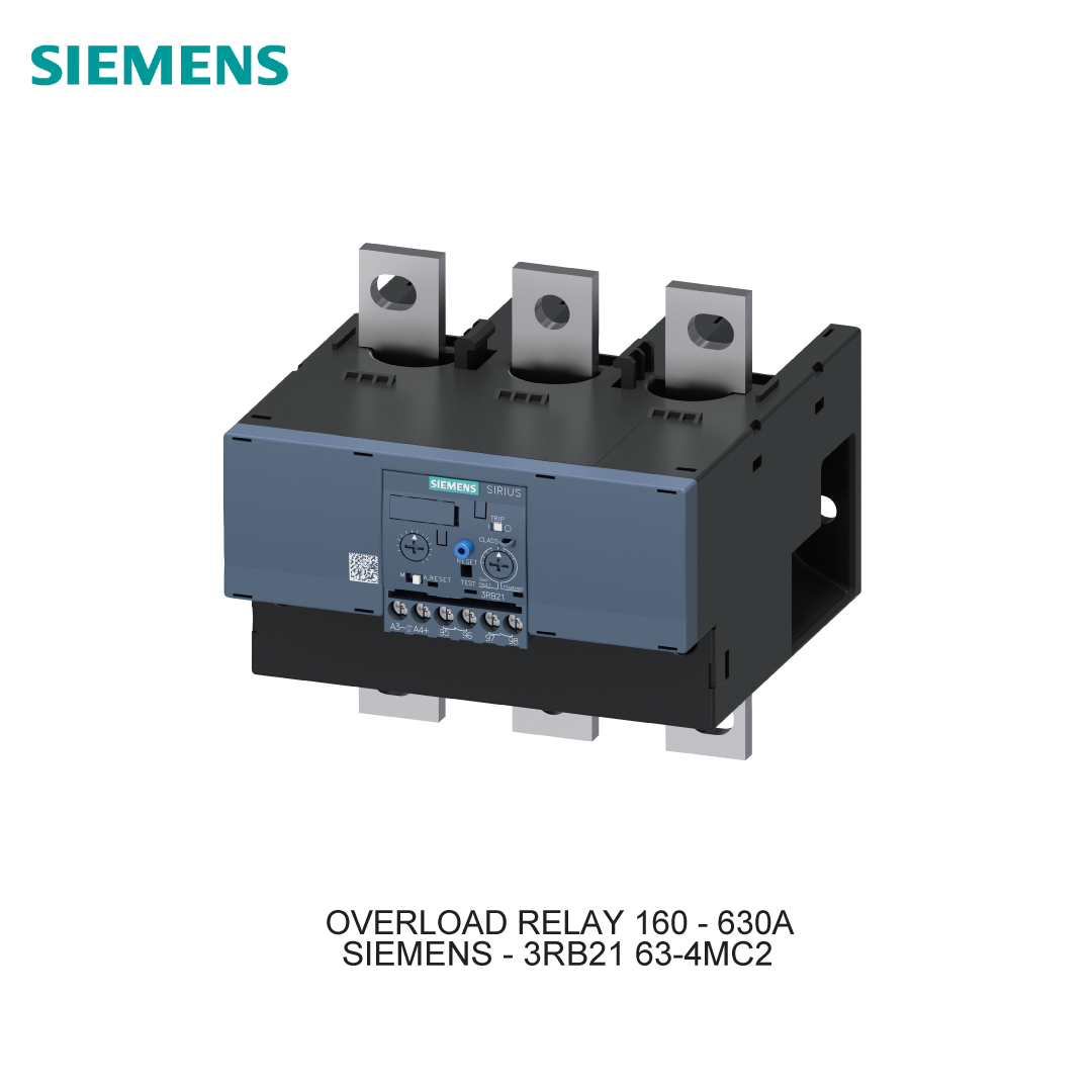 THERMAL OVERLOAD RELAY 160 - 630A