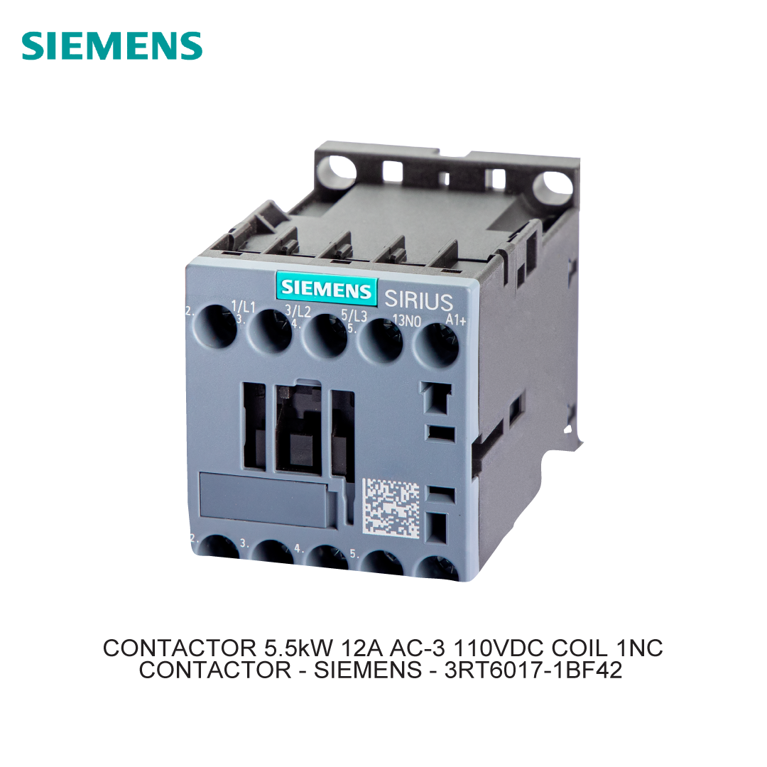 CONTACTOR 5.5kW 12A AC-3 110VDC COIL 1NC