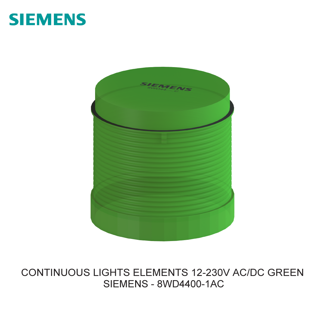 CONTINUOUS LIGHTS ELEMENTS 12-230V AC/DC GREEN