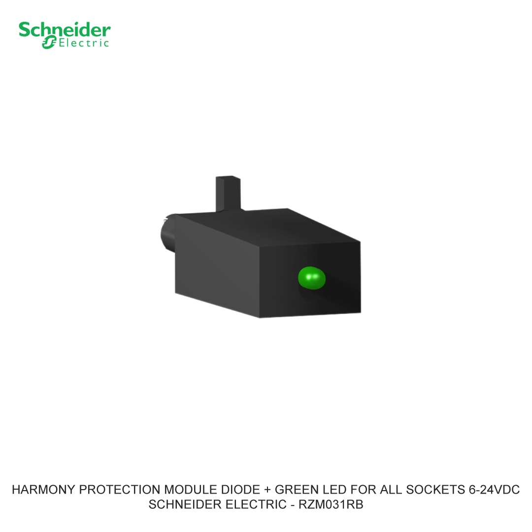 HARMONY PROTECTION MODULE DIODE + GREEN LED FOR ALL SOCKETS 6-24VDC