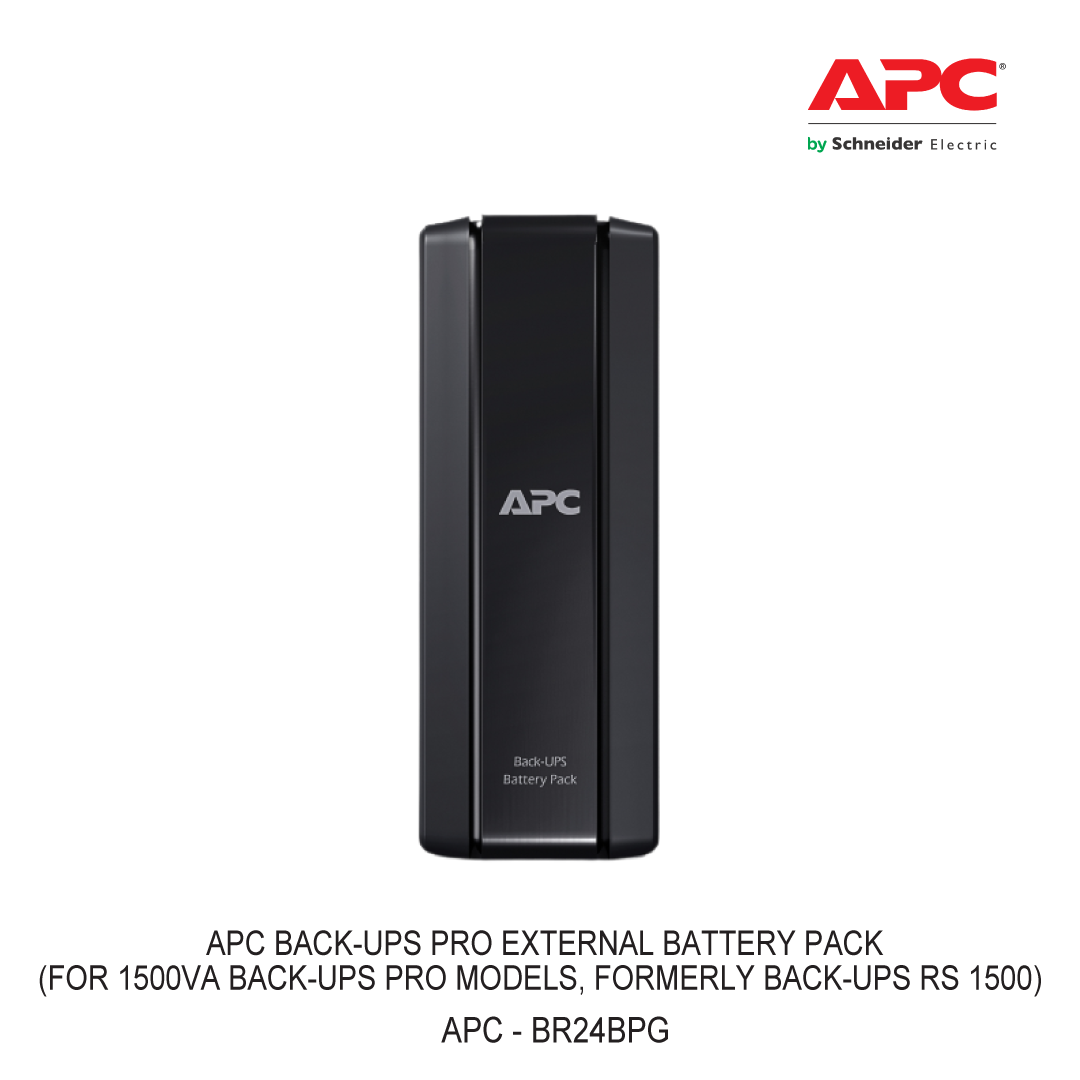 APC BACK-UPS PRO EXTERNAL BATTERY PACK (FOR 1500VA BACK-UPS PRO MODELS, FORMERLY BACK-UPS RS 1500)
