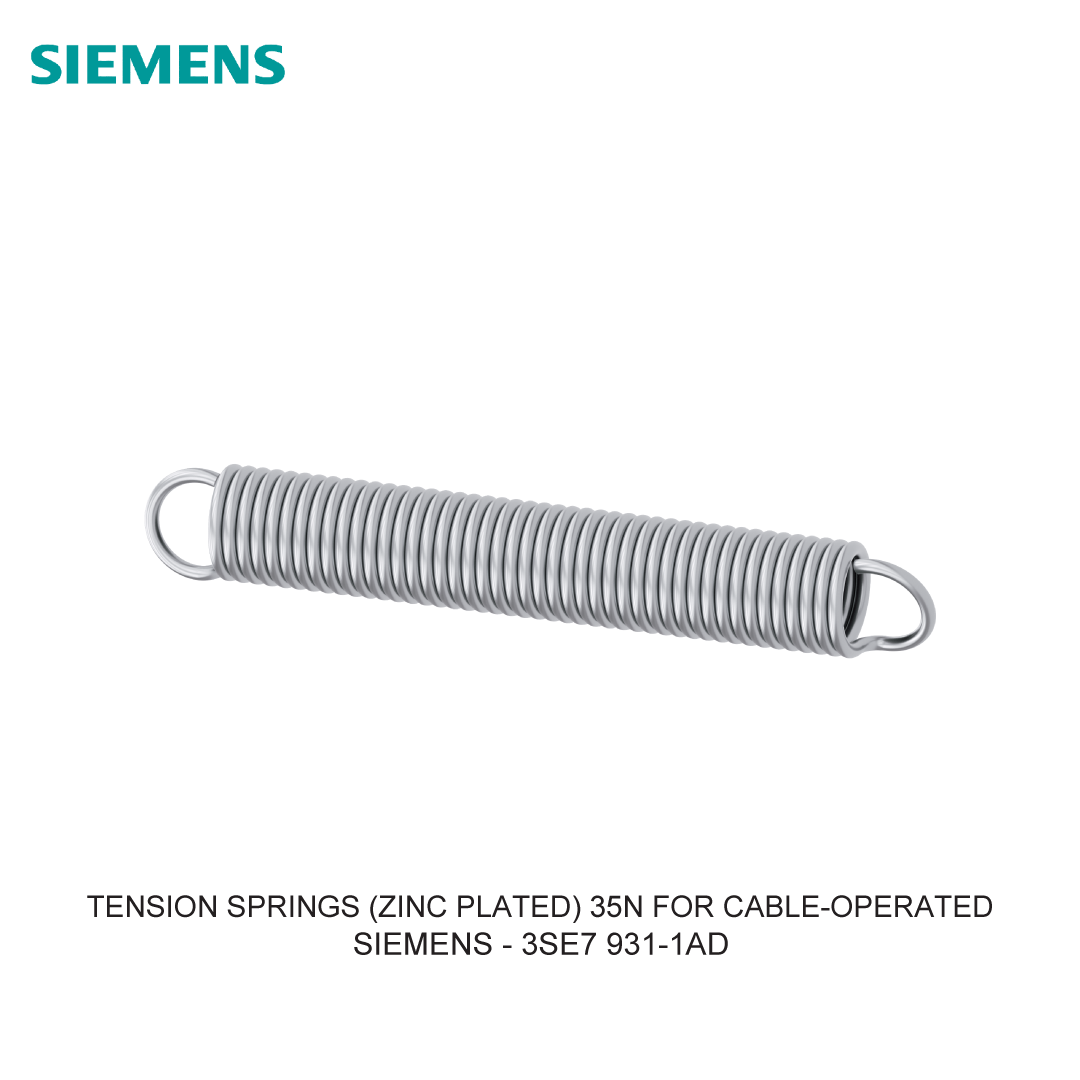 TENSION SPRINGS (ZINC PLATED) 35N FOR CABLE-OPERATED