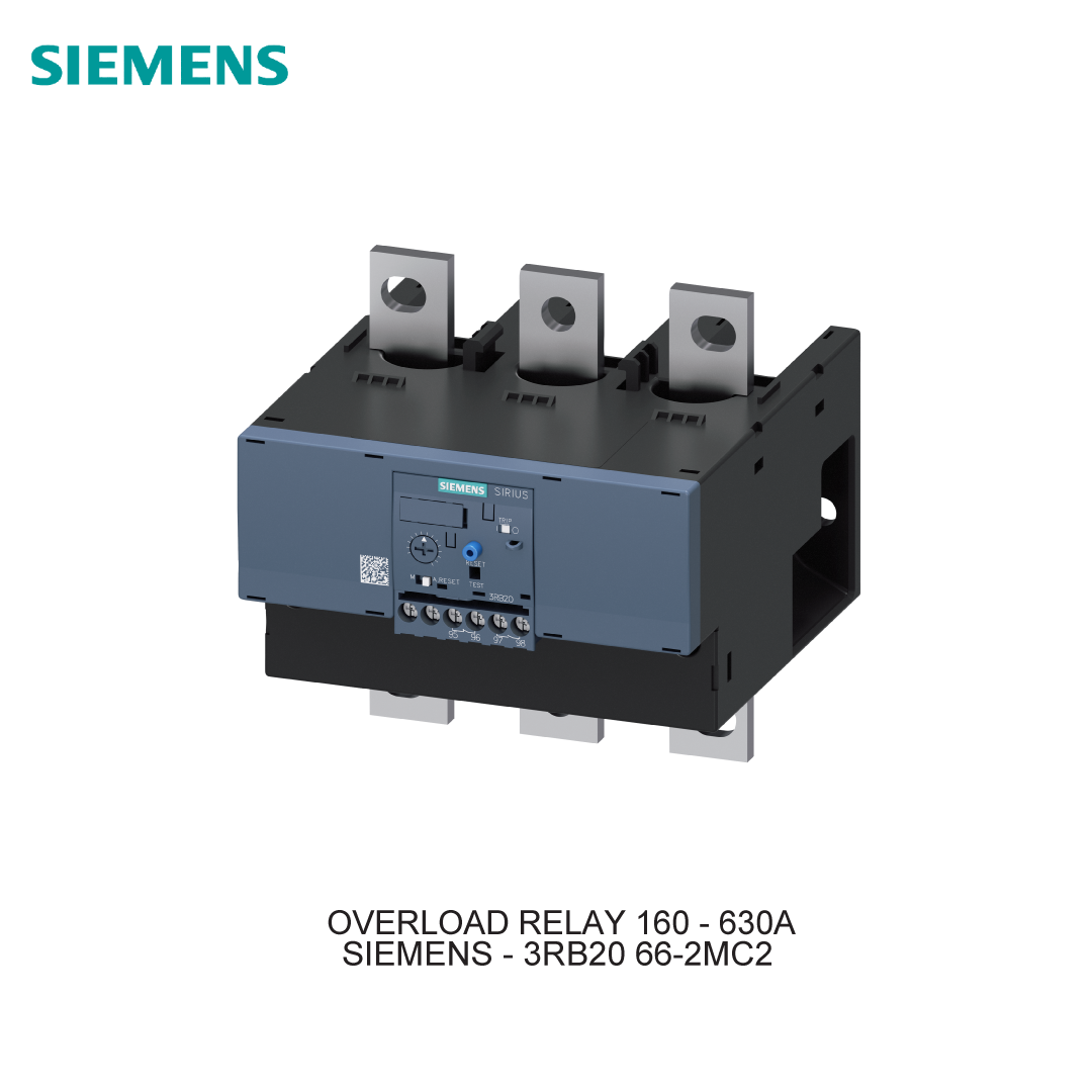 THERMAL OVERLOAD RELAY 160 - 630A