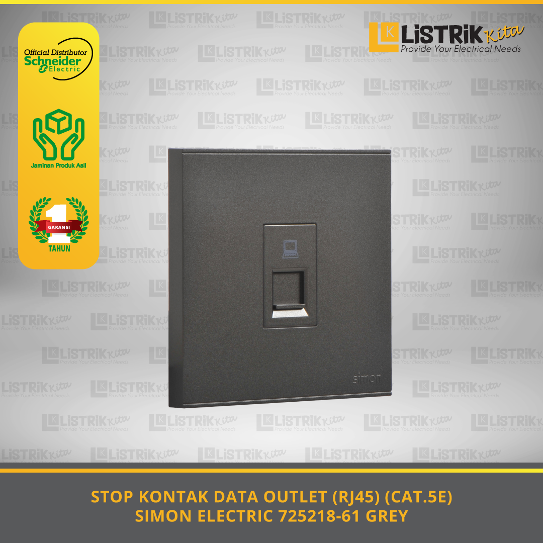 SIMON Stop Kontak Tipe Data Outlet (RJ45) (Cat.5e)