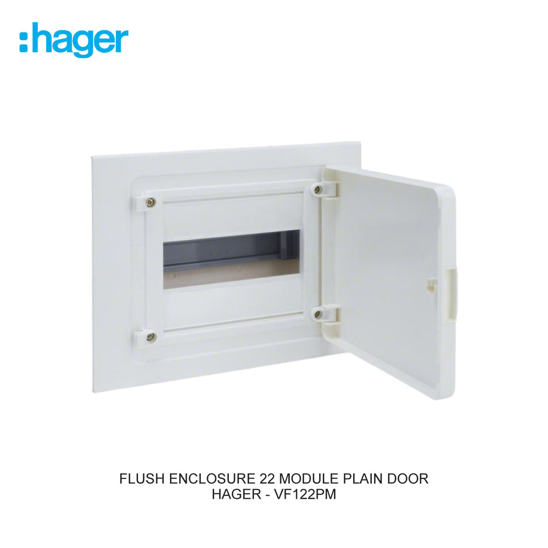 FLUSH ENCLOSURE 22 MODULE PLAIN DOOR