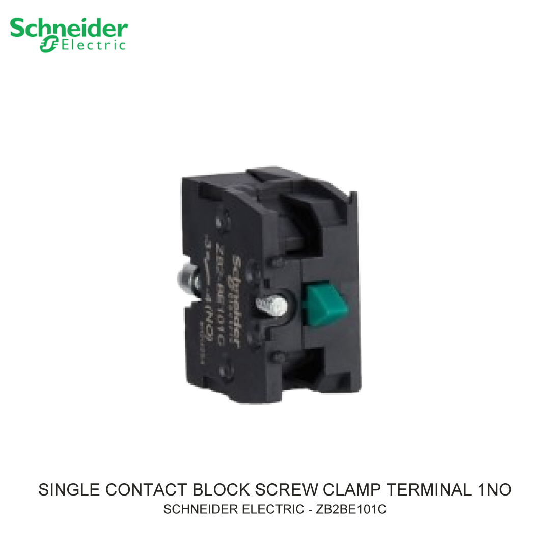 SINGLE CONTACT BLOCK SCREW CLAMP TERMINAL 1NO