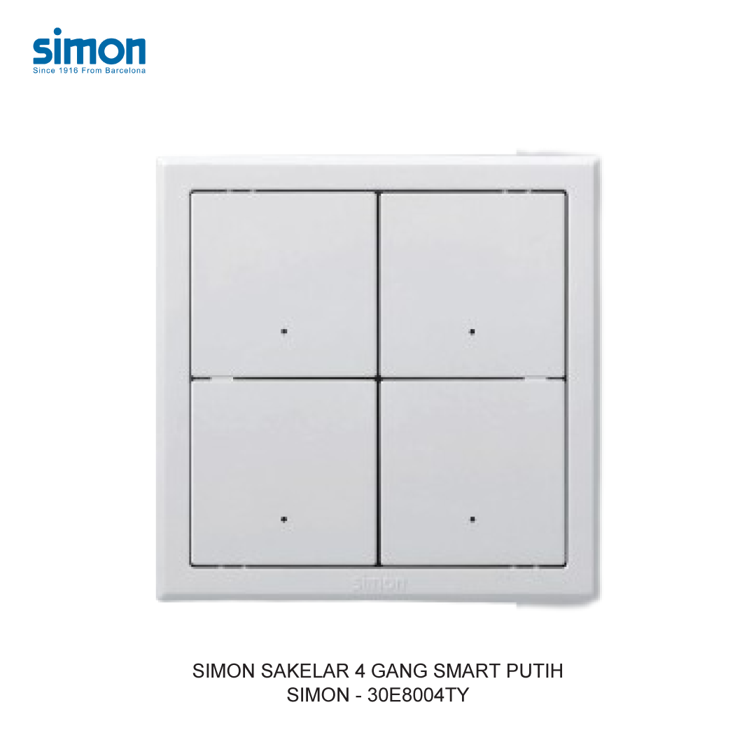 SIMON 4 GANG SMART SWITCH MODULE WHITE