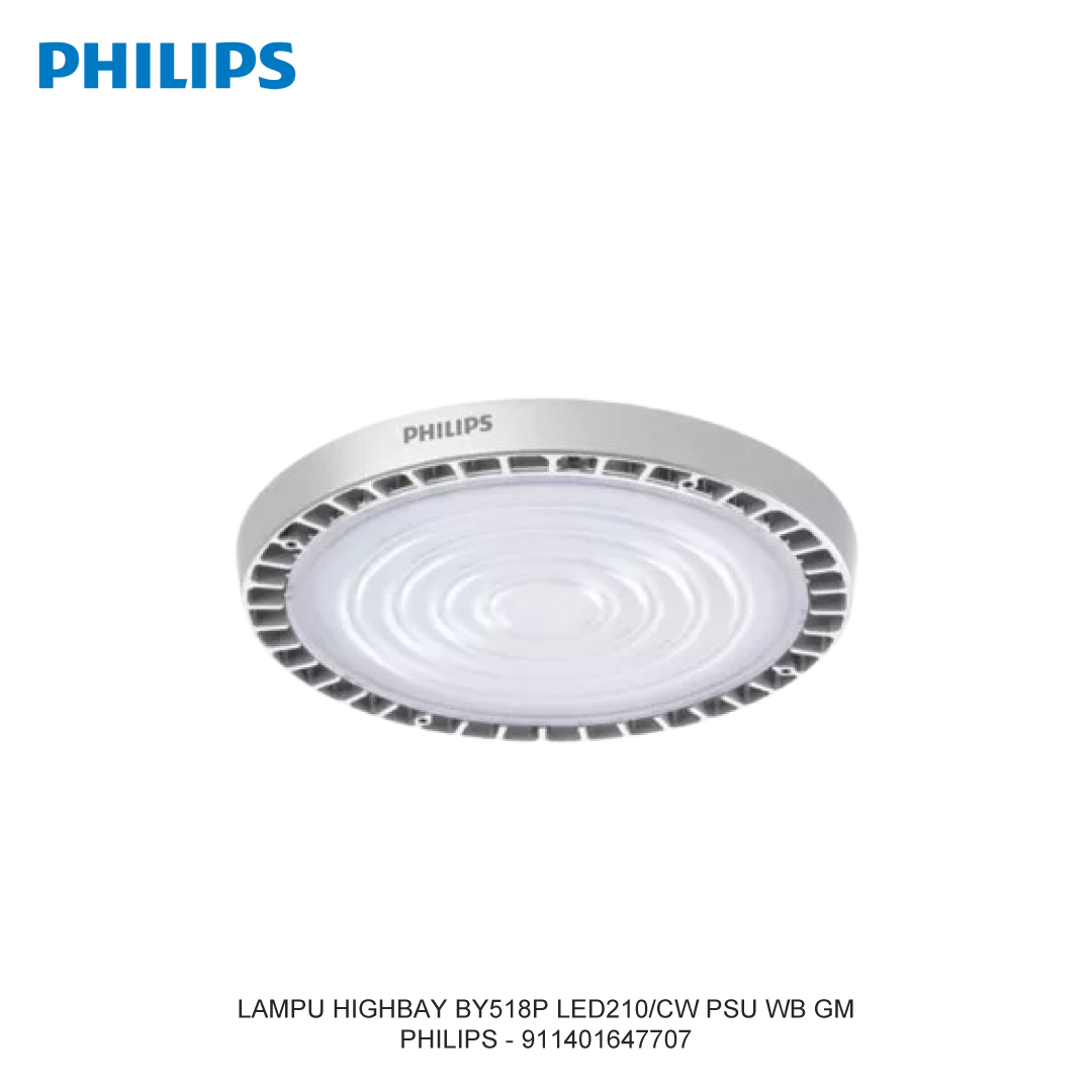 PHILIPS LAMPU HIGHBAY BY518P LED210/CW PSU WB GM