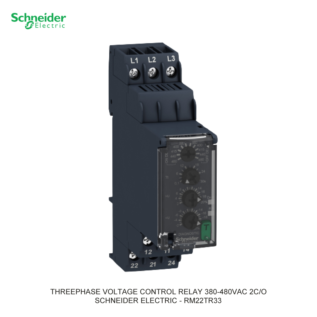 THREEPHASE VOLTAGE CONTROL RELAY 380-480VAC 2C/O SCHNEIDER ELECTRIC