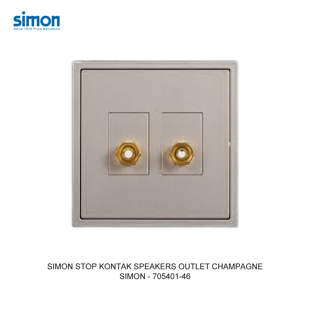 SIMON SPEAKERS OUTLET MODULE CHAMPAGNE