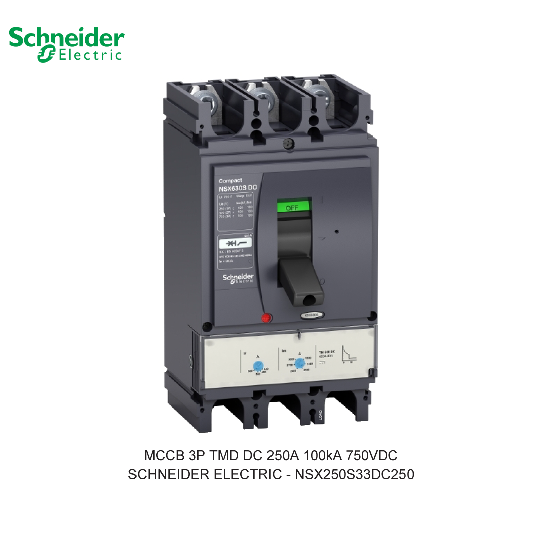 ListrikKita.com | MCCB 3P TMD DC 250A 100kA 750VDC Schneider Electric