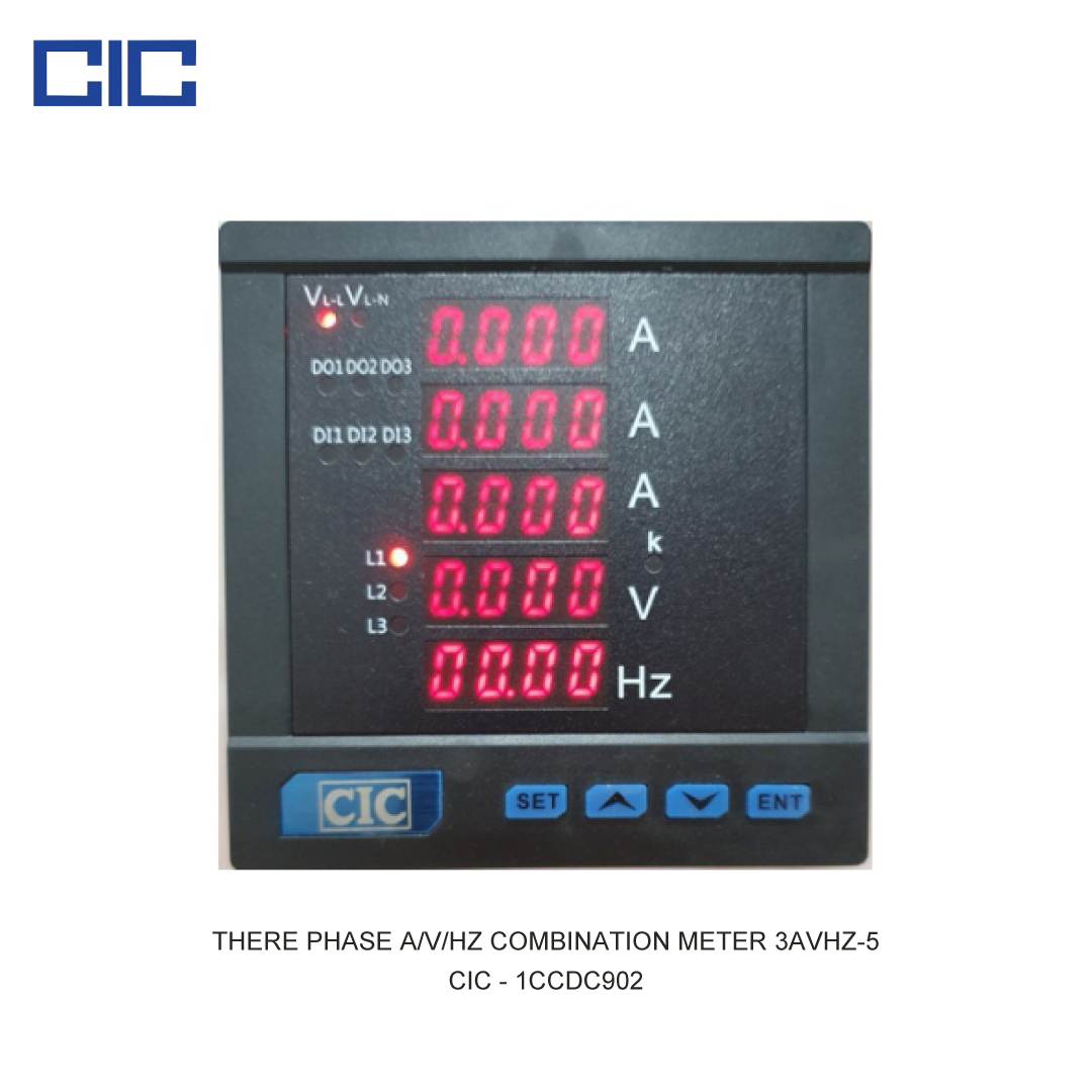 THERE PHASE A/V/HZ COMBINATION METER 3AVHZ-5