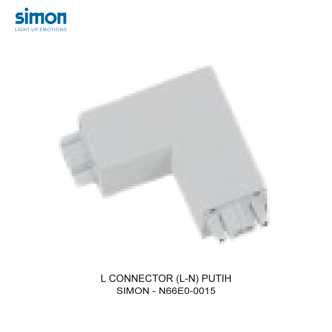 SIMON L CONNECTOR (L-N) PUTIH