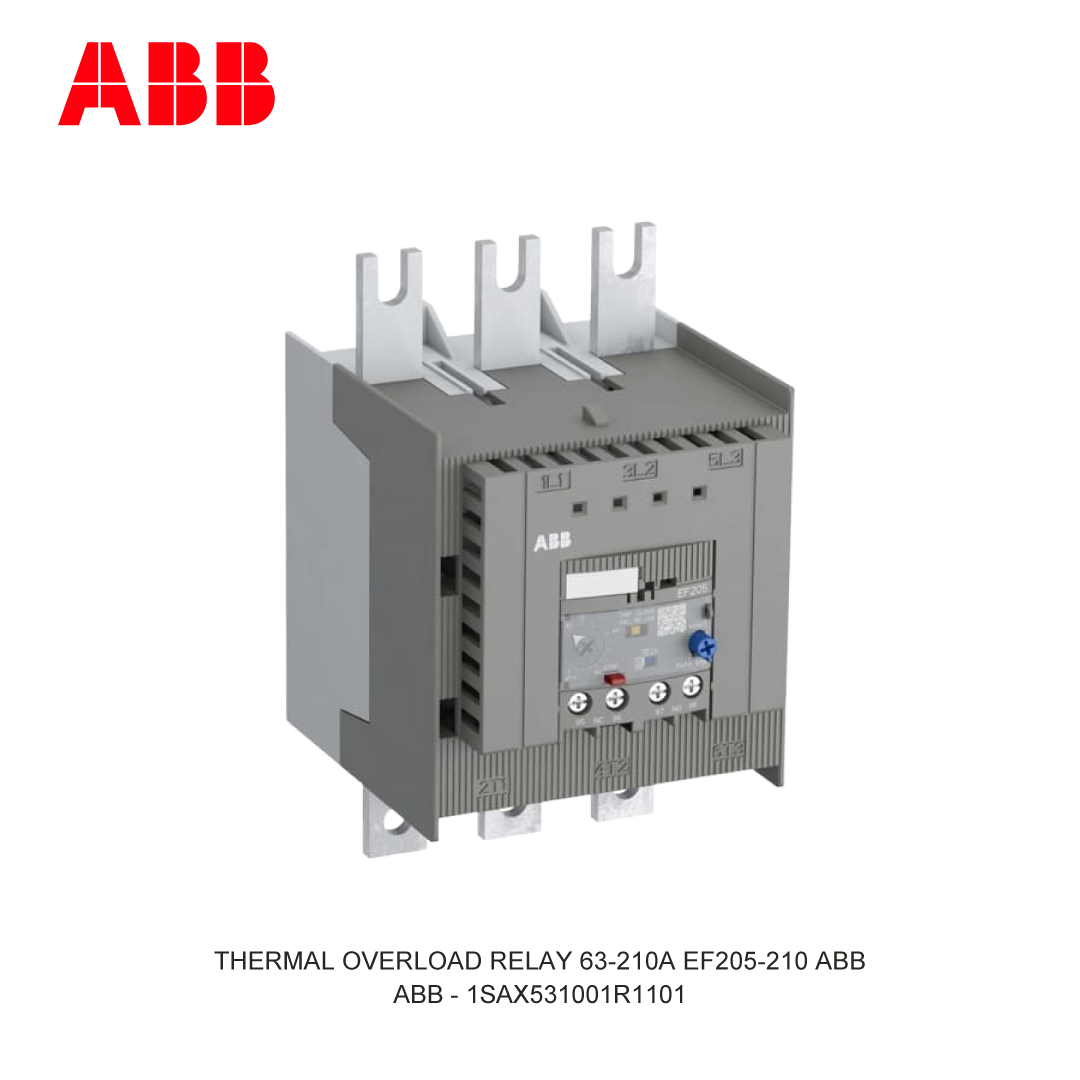 THERMAL OVERLOAD RELAY 63-210A EF205-210 ABB