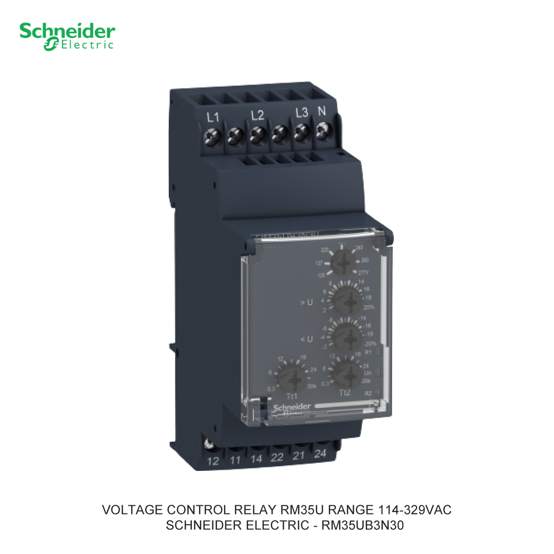 VOLTAGE CONTROL RELAY RM35U RANGE 114-329VAC SCHNEIDER ELECTRIC