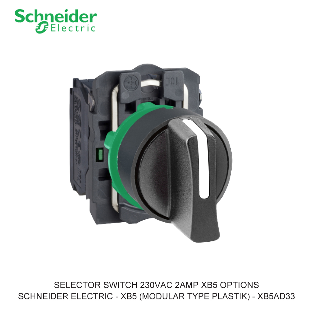SELECTOR SWITCH 230VAC 2AMP XB5 OPTIONS