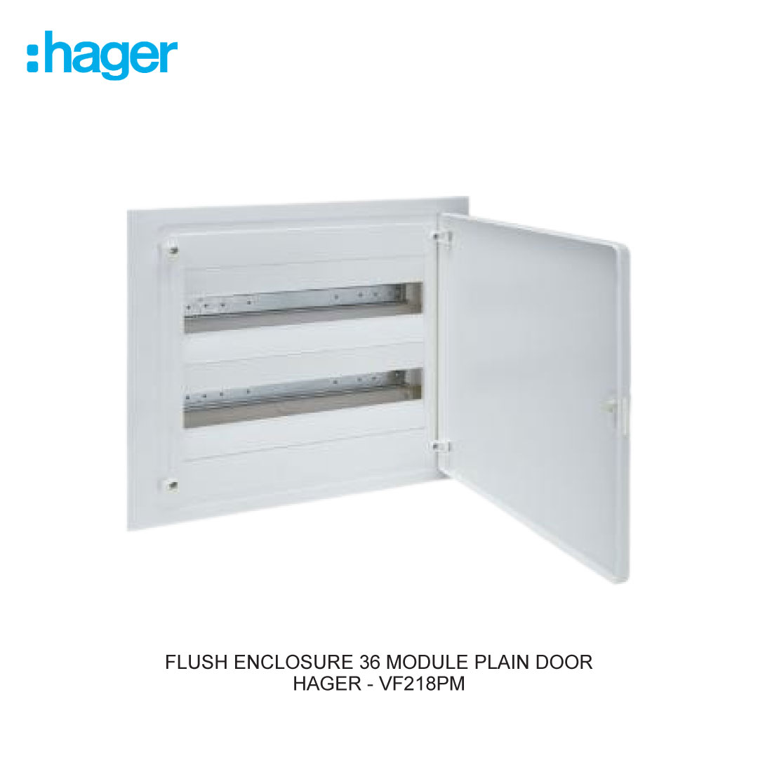 FLUSH ENCLOSURE 36 MODULE PLAIN DOOR