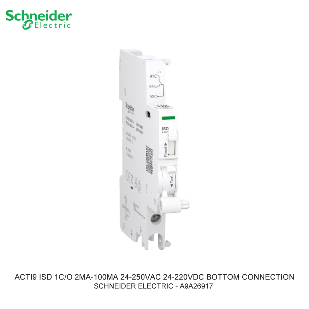 ACTI9 ISD 1C/O 2MA-100MA 24-250VAC 24-220VDC BOTTOM CONNECTION