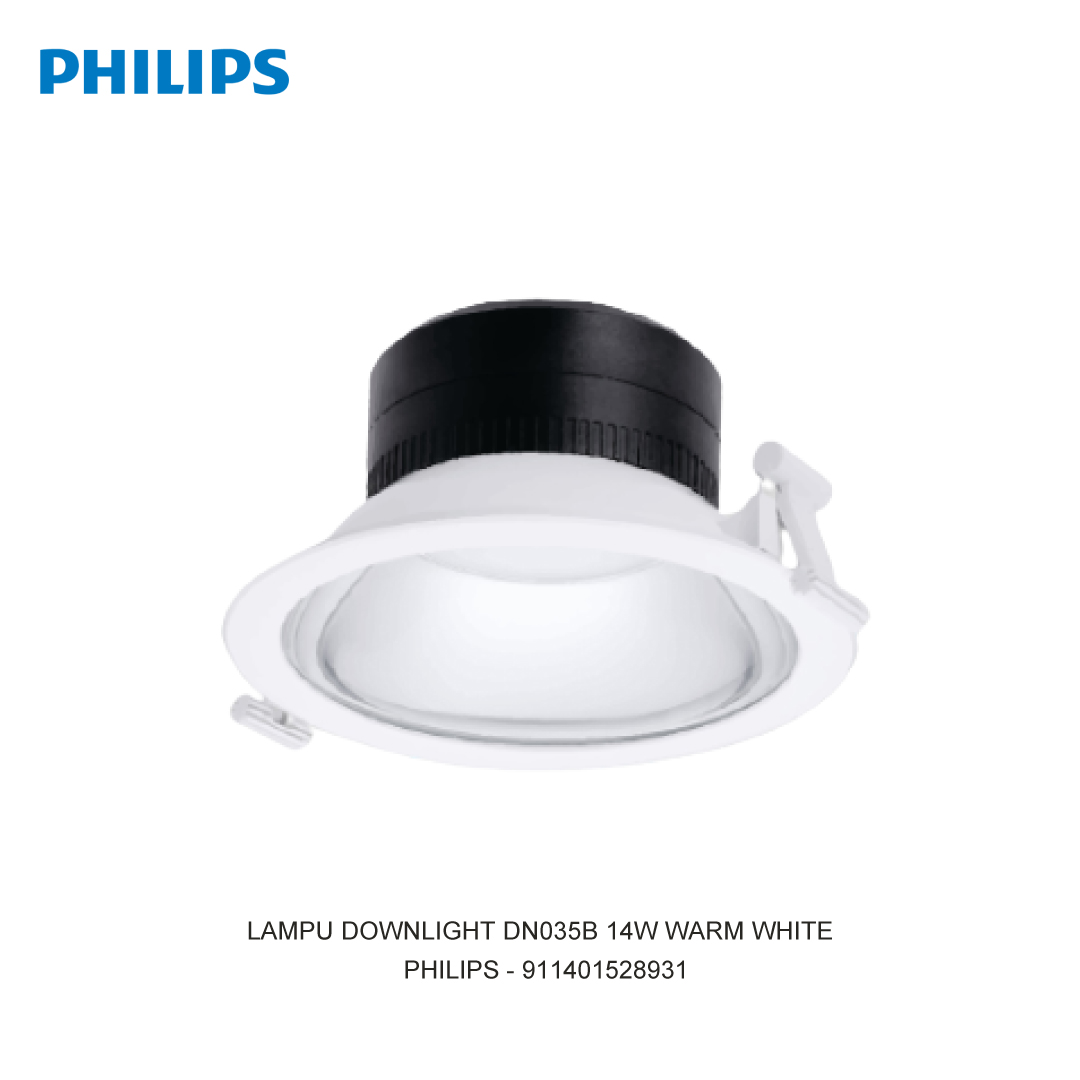 PHILIPS LAMPU DOWNLIGHT DN035B 14W WARM WHITE