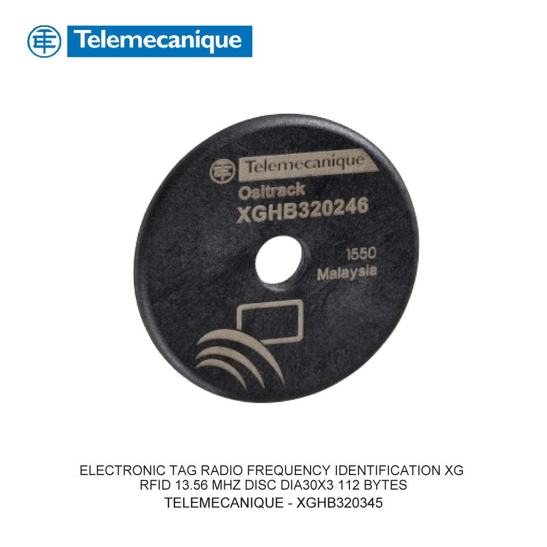 ELECTRONIC TAG RADIO FREQUENCY IDENTIFICATION XG RFID 13.56 MHZ DISC DIA30X3 112 BYTES