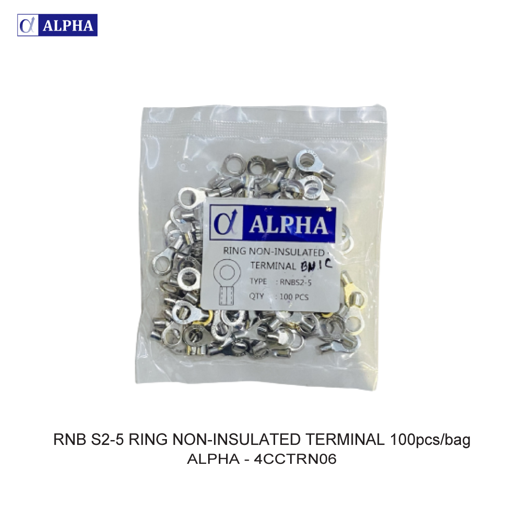 RNB S2-5 RING NON-INSULATED TERMINAL 100pcs/bag