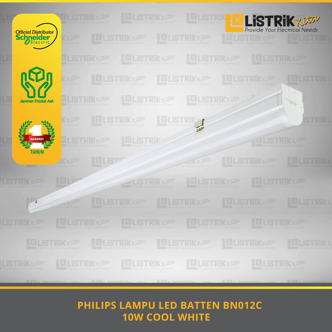 LAMPU LED BATTEN BN012C 10W COOL WHITE