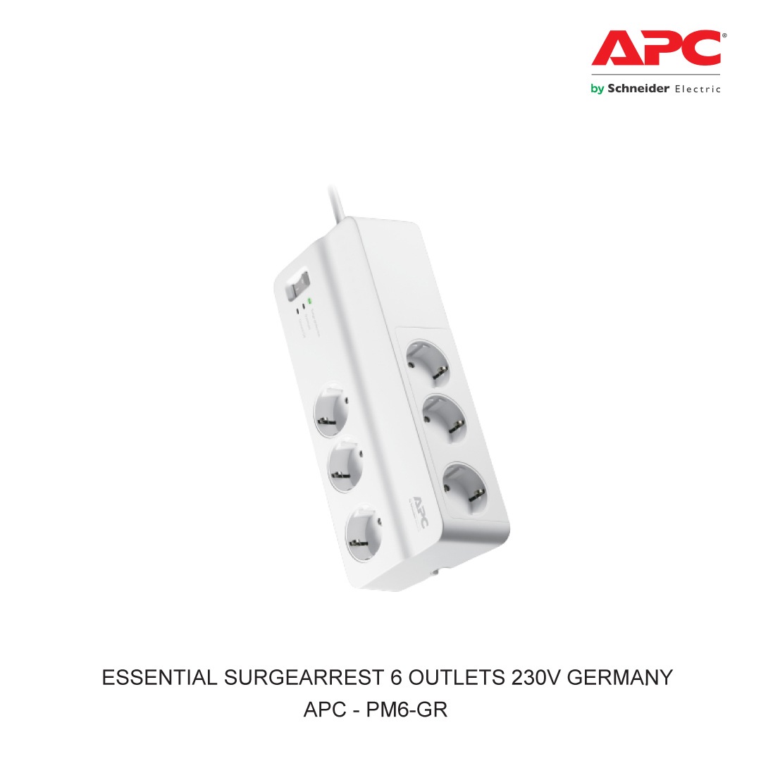 APC ESSENTIAL SURGEARREST 6 OUTLETS 230V GERMANY