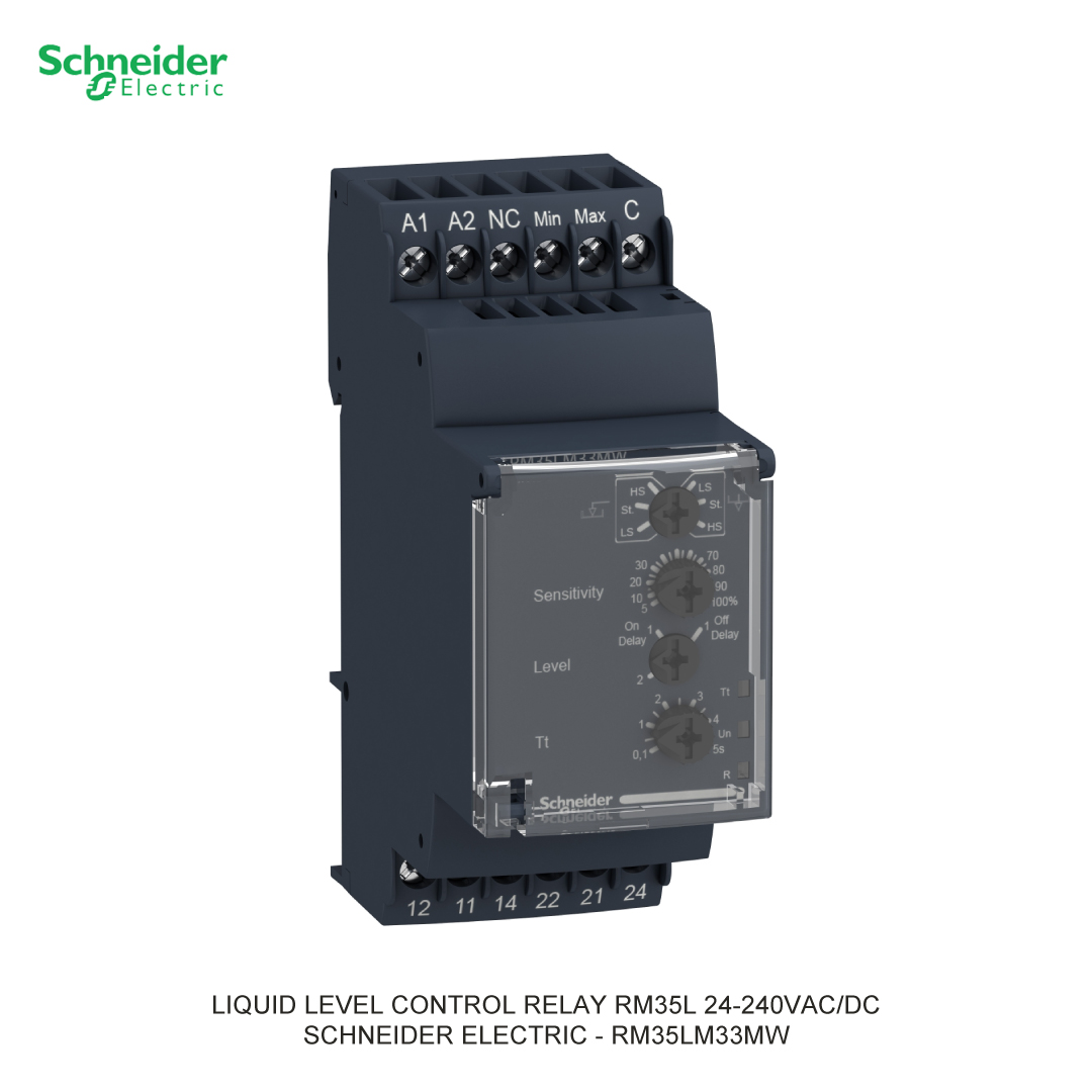 LIQUID LEVEL CONTROL RELAY RM35L 24-240V AC/DC SCHNEIDER ELECTRIC