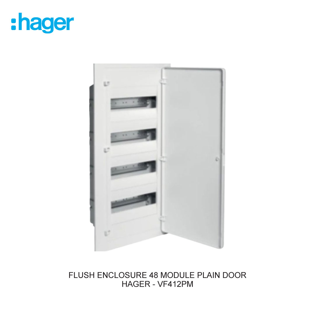 FLUSH ENCLOSURE 48 MODULE PLAIN DOOR