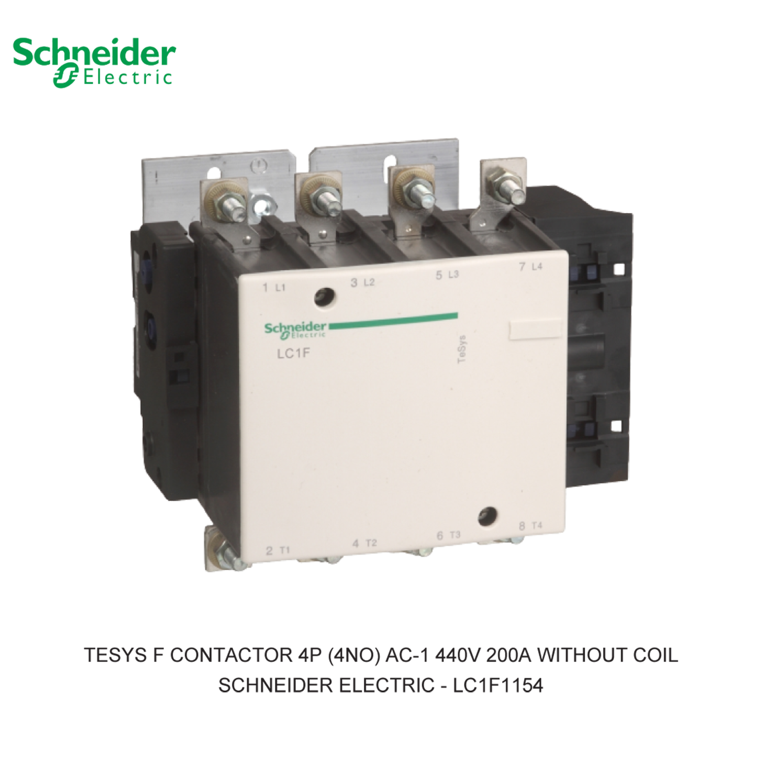 TESYS F CONTACTOR 4P (4NO) AC-1 440V 200A WITHOUT COIL