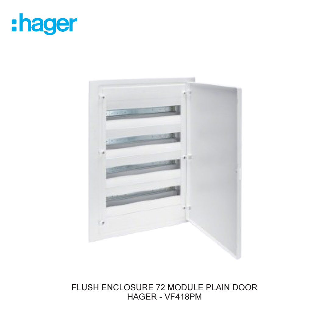 FLUSH ENCLOSURE 72 MODULE PLAIN DOOR