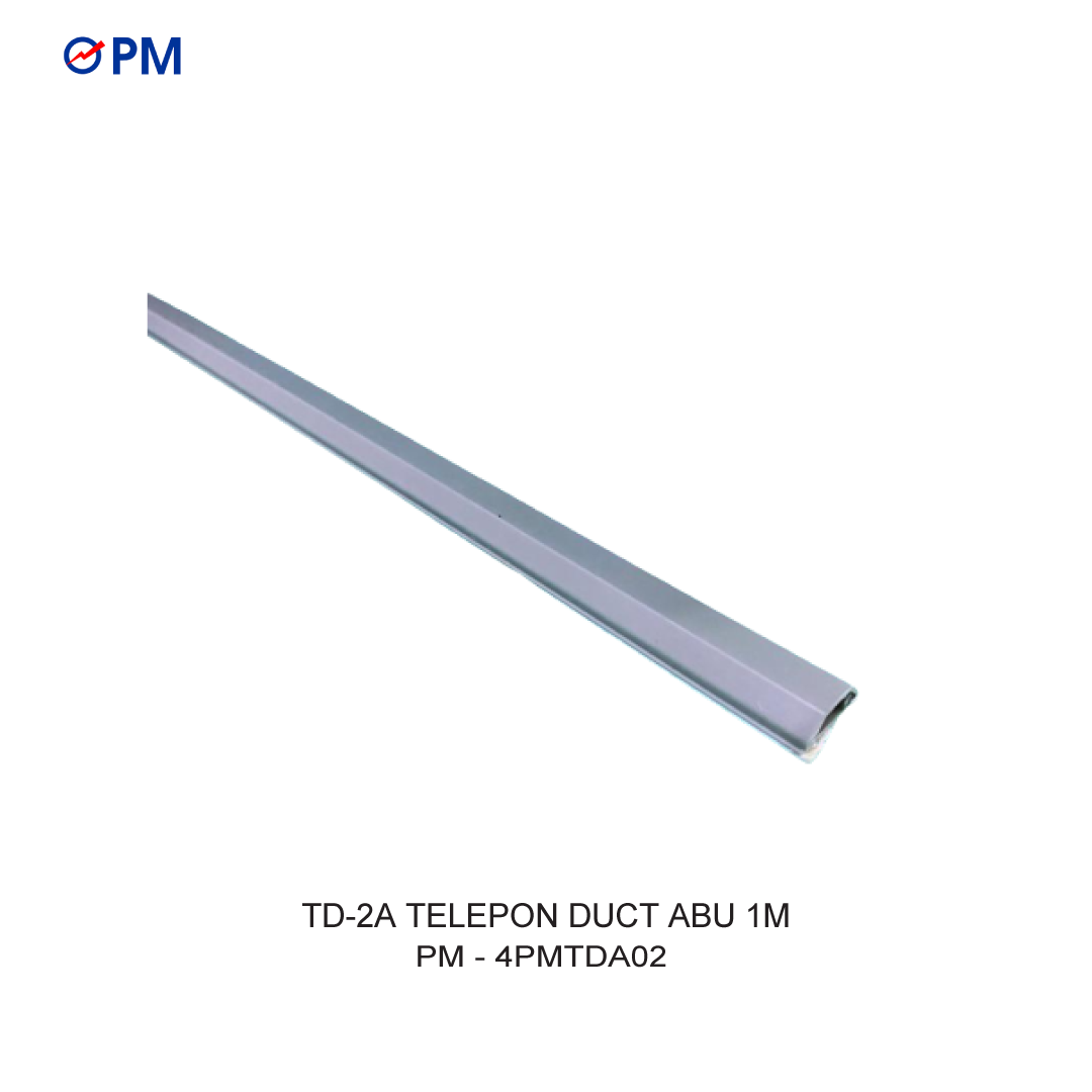 TD-2A TELEPON DUCT ABU 1M (Harga 1 Dus = 100 Batang)