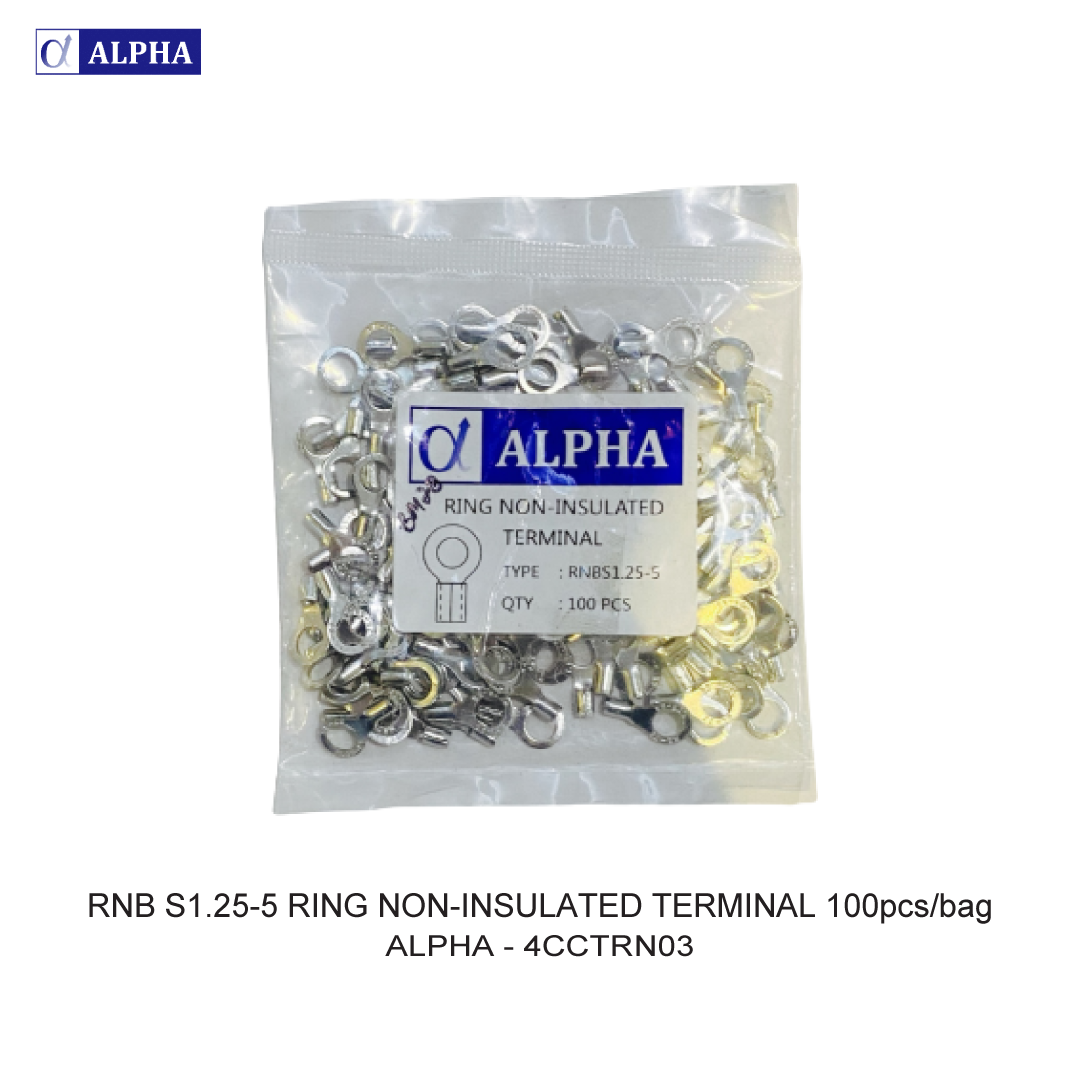 RNB S1.25-5 RING NON-INSULATED TERMINAL 100pcs/bag